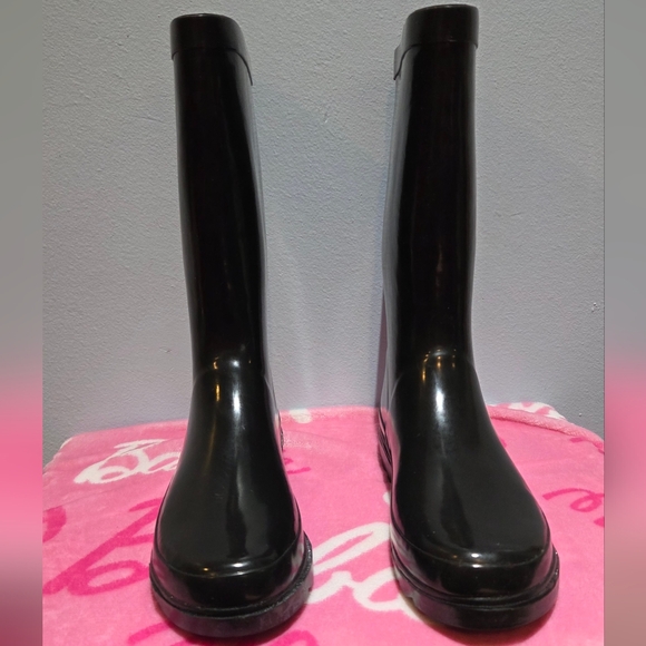 Sugar Women's Black Rain Boot, Size 9 - Picture 2 of 9